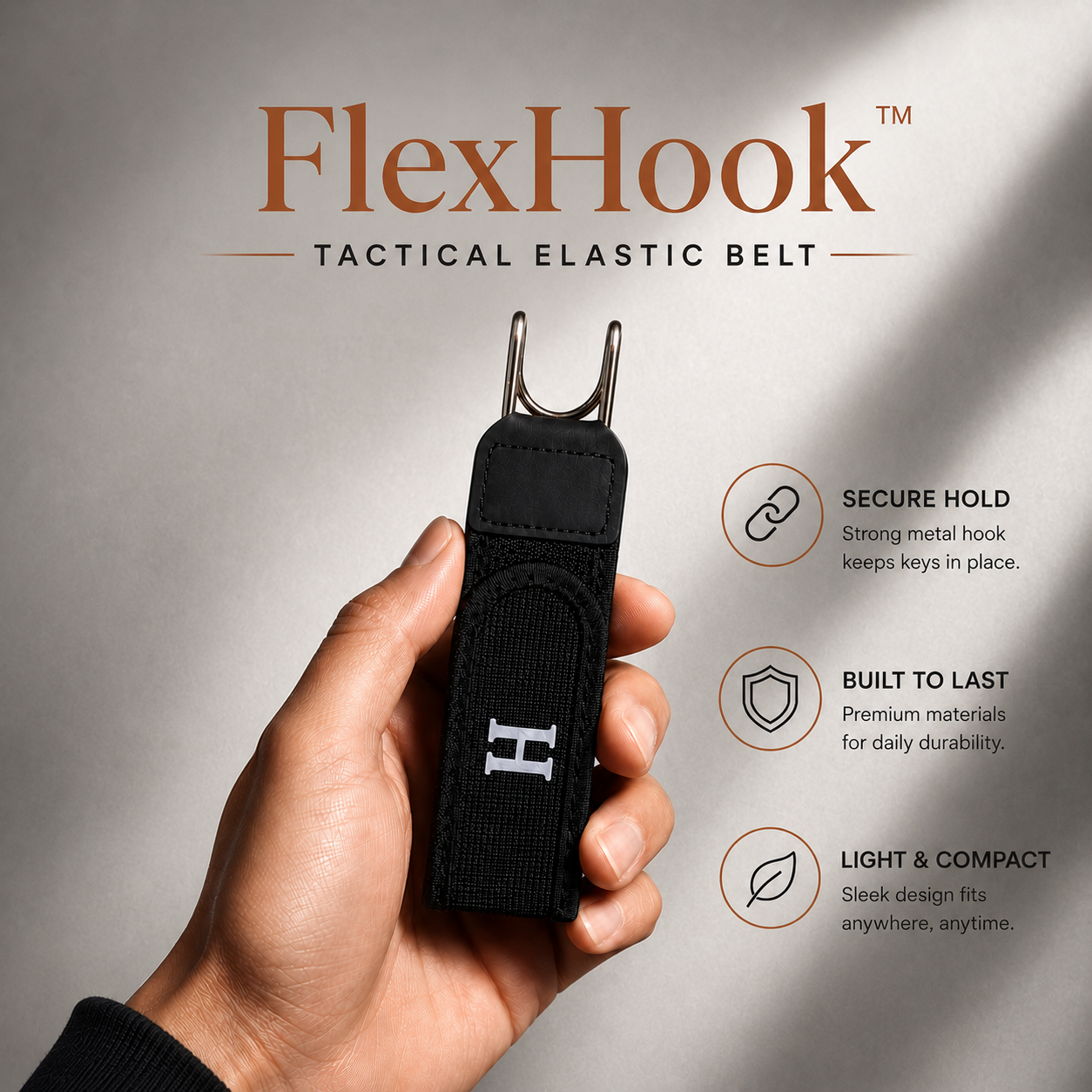 FlexHook™ Tactical Elastic Belt (Pack of 2)