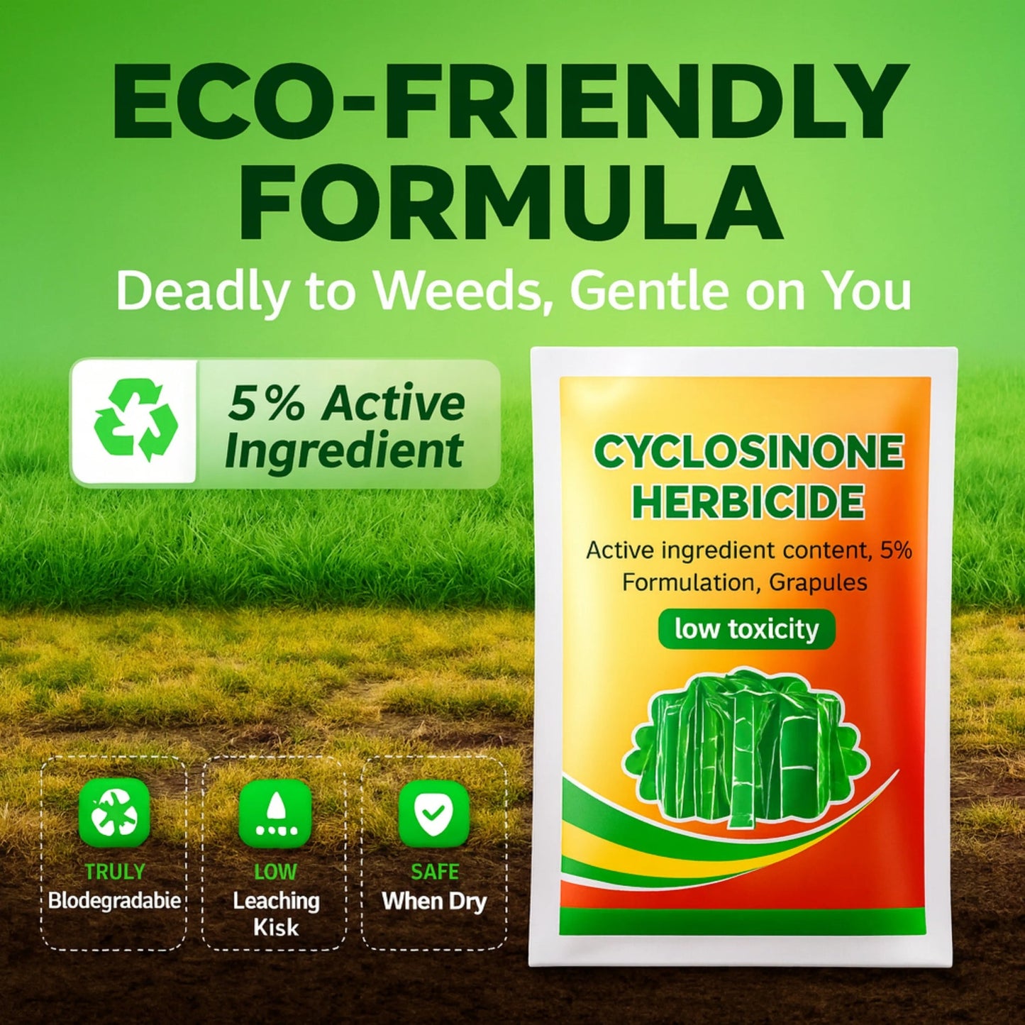 Cyclosinone Herbicide Granules | Instant Root Death (Buy 1 Get 1 Free)